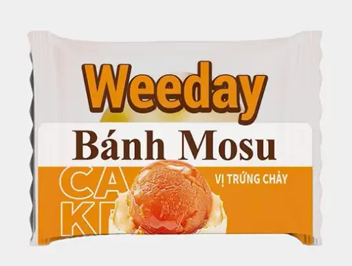 BÁNH MOSU WEEDAY 25GR VỊ TRỨNG CHẢY
