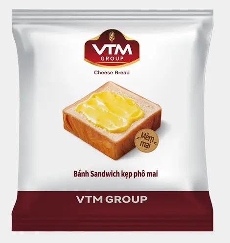 Bánh sandwich vtm kẹp phô mai 85gr